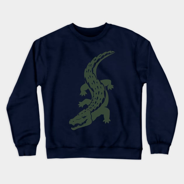 Crocodile 2 Crewneck Sweatshirt by Rubtox